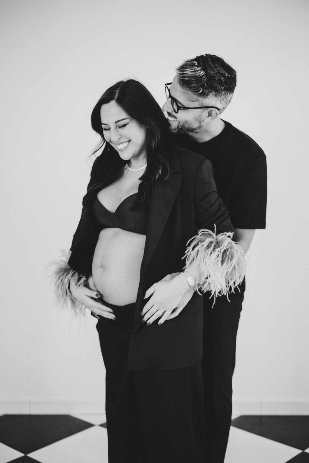 In attesa di Leonardo – Servizio fotografico gravidanza in studio a Bra 