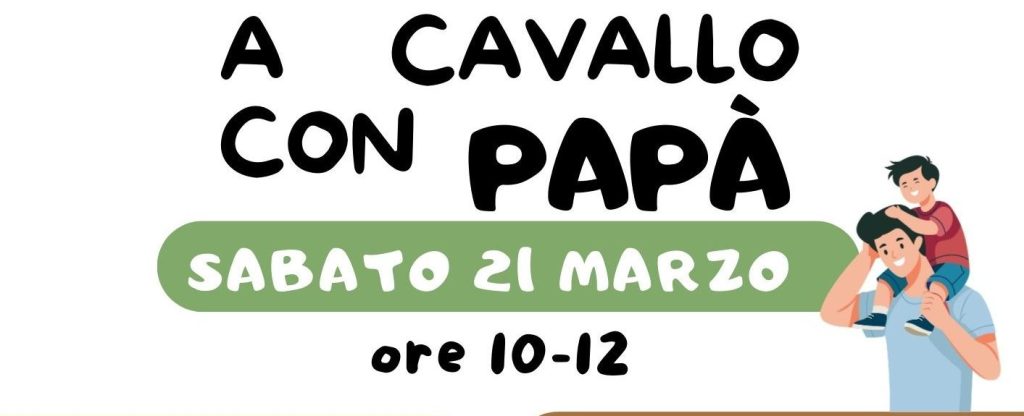 Festa del Papà 2026: mattinata a cavallo con&nbsp;fotografie