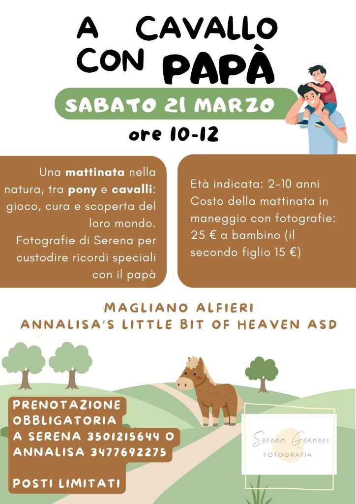 festa del papà esperienza
festa del papà a cavallo
festa del papà Cuneo
festa del papà Langhe
mini sessione festa del papà
fotografie papà e figli
evento festa del papà Magliano Alfieri